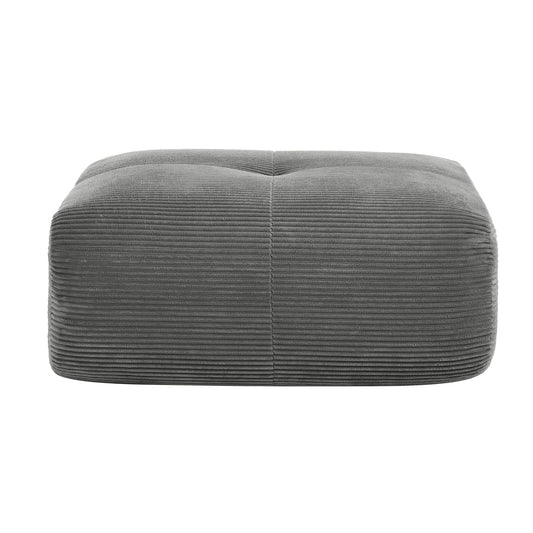 Hamlet LSF&RSF Corner Sofa W/Pillows Corduroy- Grey