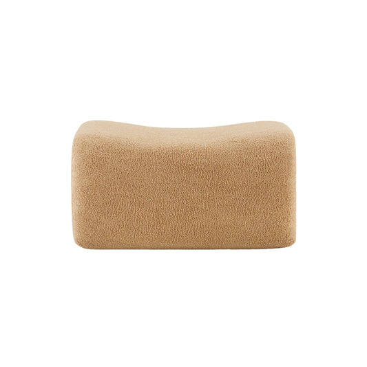 Ottoman Teddy Fabric-Camel