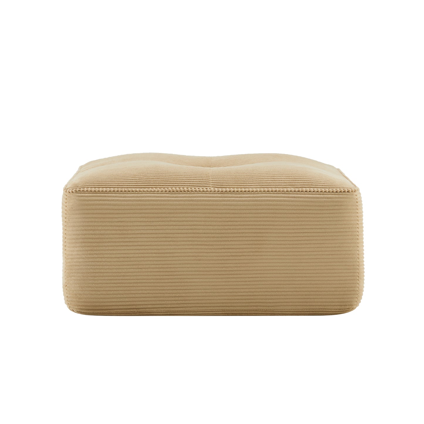Camel Corduroy Ottoman - 36" Modular Sofa