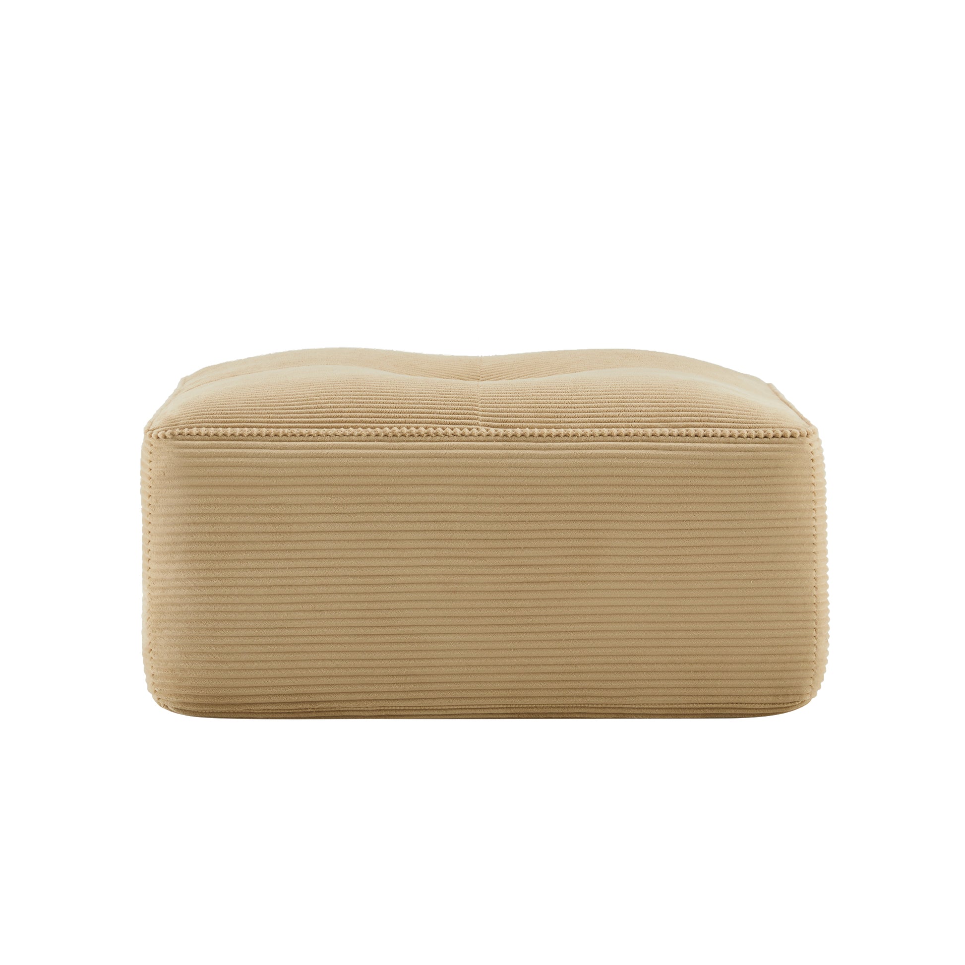Camel Corduroy Ottoman - 36" Modular Sofa