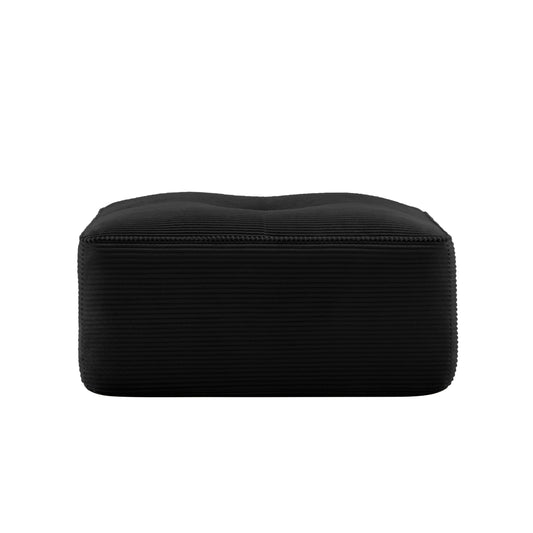 Ottoman Corduroy -Black