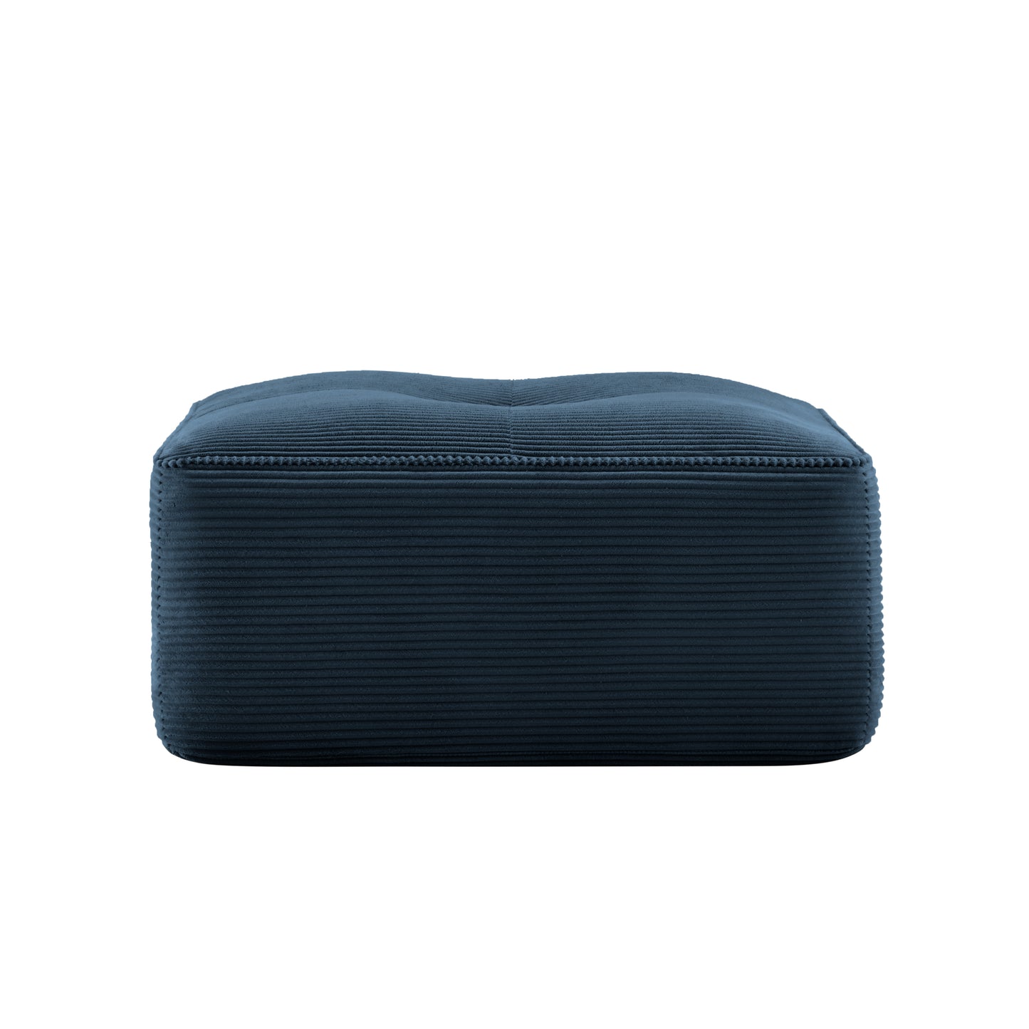 Ottoman Corduroy -Blue