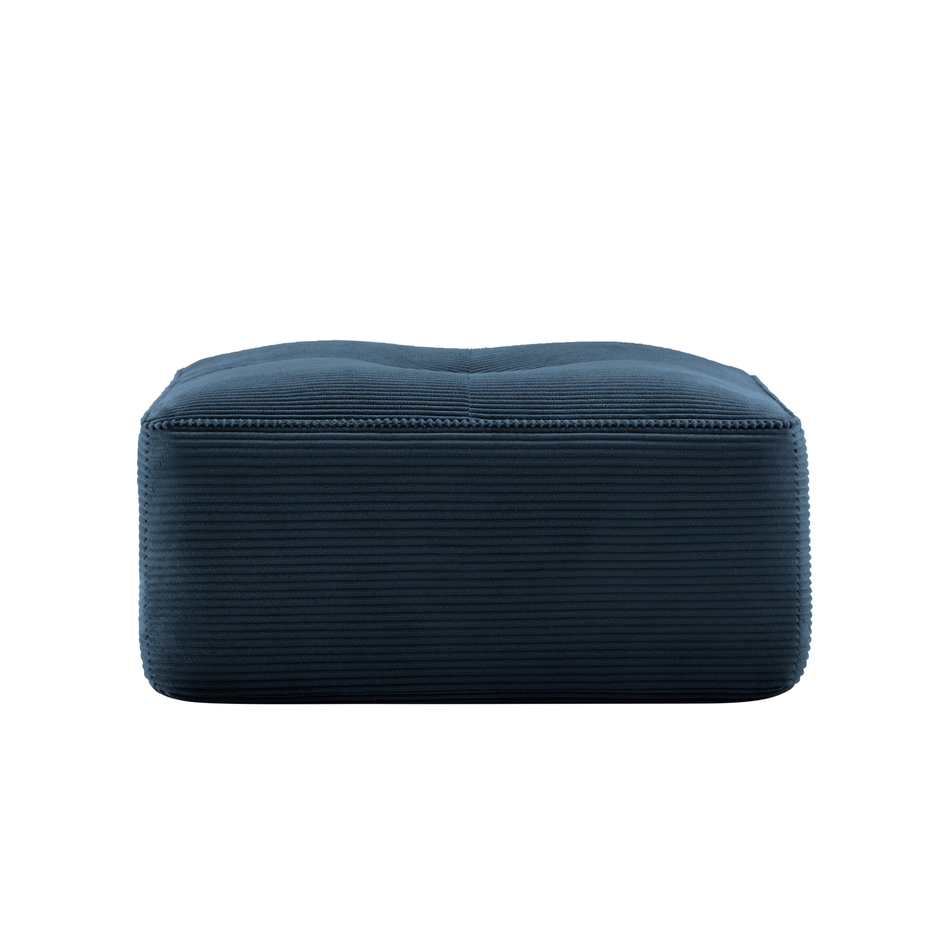 Ottoman Corduroy -Blue