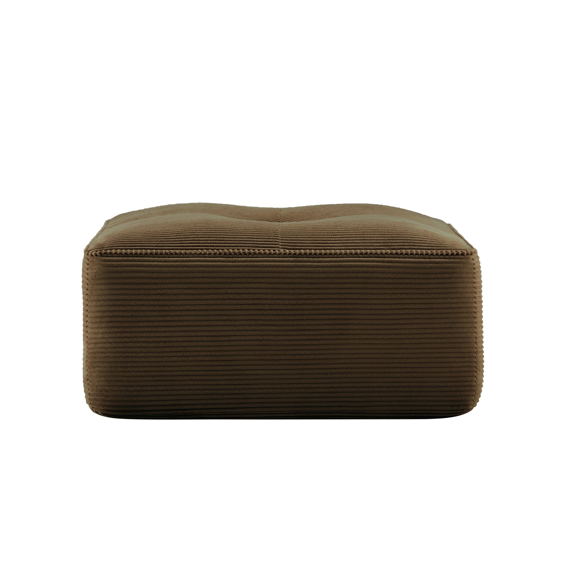 Brown Corduroy Ottoman - 36" Modular Sofa