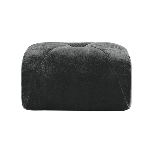 Ottoman Velvet- Black
