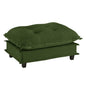 73 Ottoman Chenille- Green