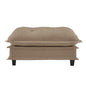 73 Ottoman Chenille- Light Coffee