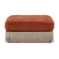Ottoman Velvet - Red Brown