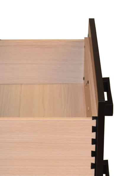 Sierra 6-Drawer Dresser - Gray Wood Modern Bedroom Storage