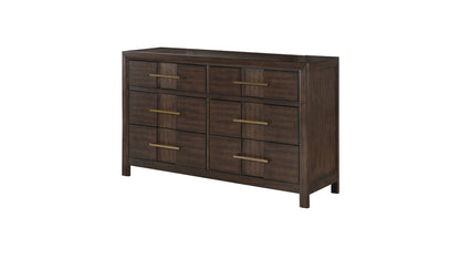 Kenzo Modern Style 6-Drawer Dresser Made with Wood in Walnut(Includes Dresser Only)
