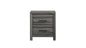Denver Modern Style 2-Drawer Night stand Made with Wood in Gray