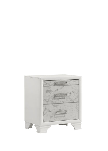 Soul Modern Style Nightstand Made with wood in White