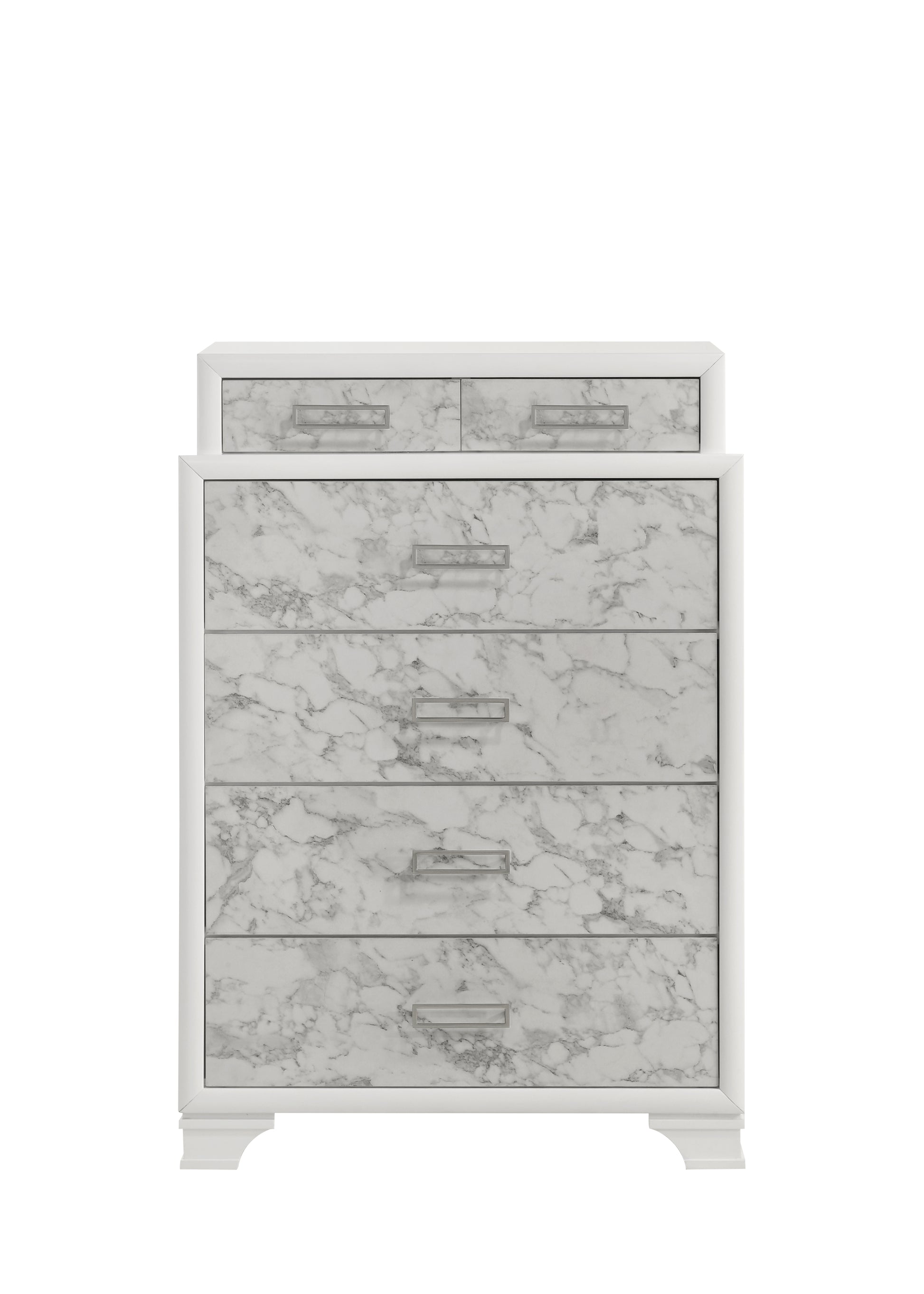 Soul Modern Style Chest Made with wood in White
