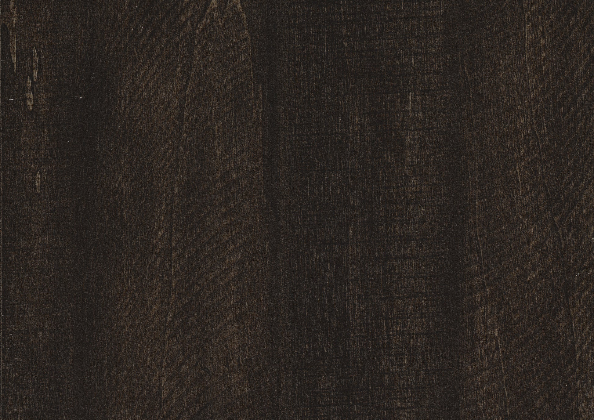 Rustic Dark Ebony Finish Dresser - 6 Drawers Wood for Bedroom