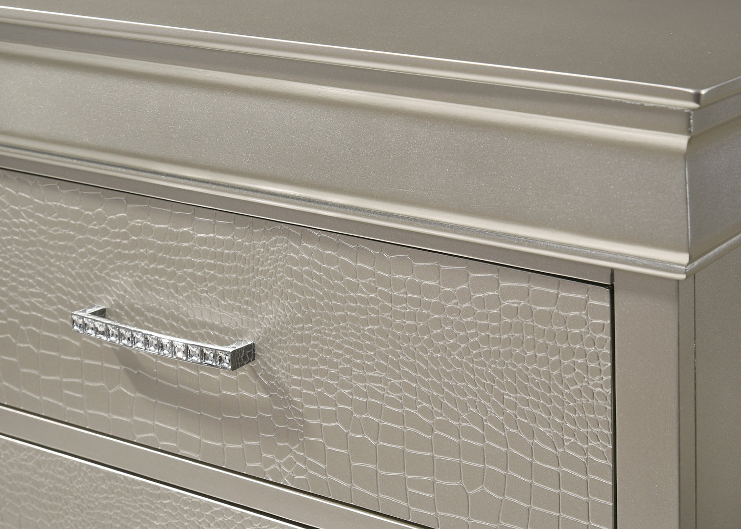 Beige 5-Drawer Tall Chest Bedroom Furniture