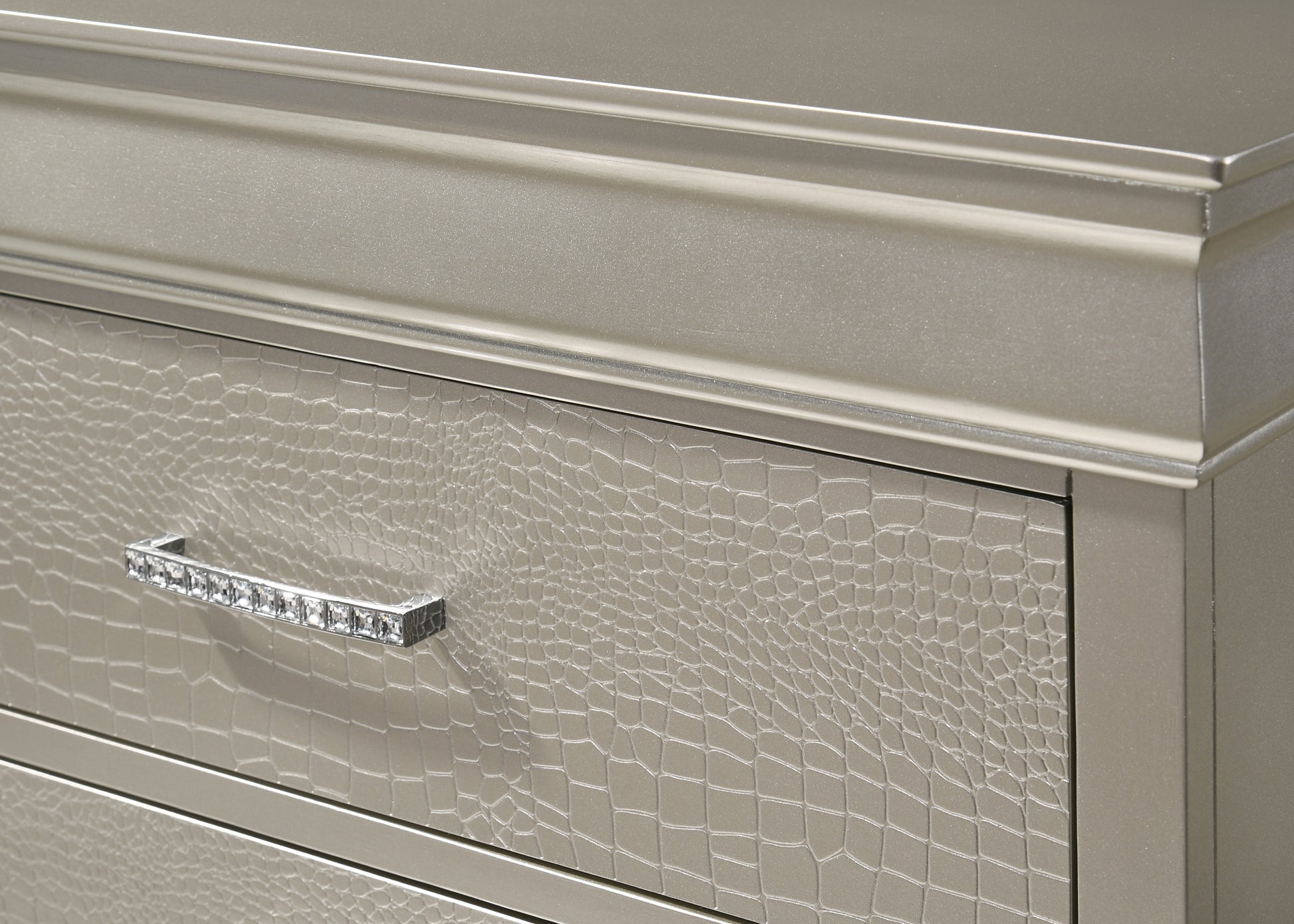 Beige 5-Drawer Tall Chest Bedroom Furniture