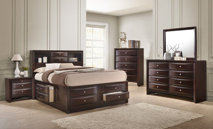 8 Drawer Brown Wood Dresser - Contemporary Bedroom Furniture