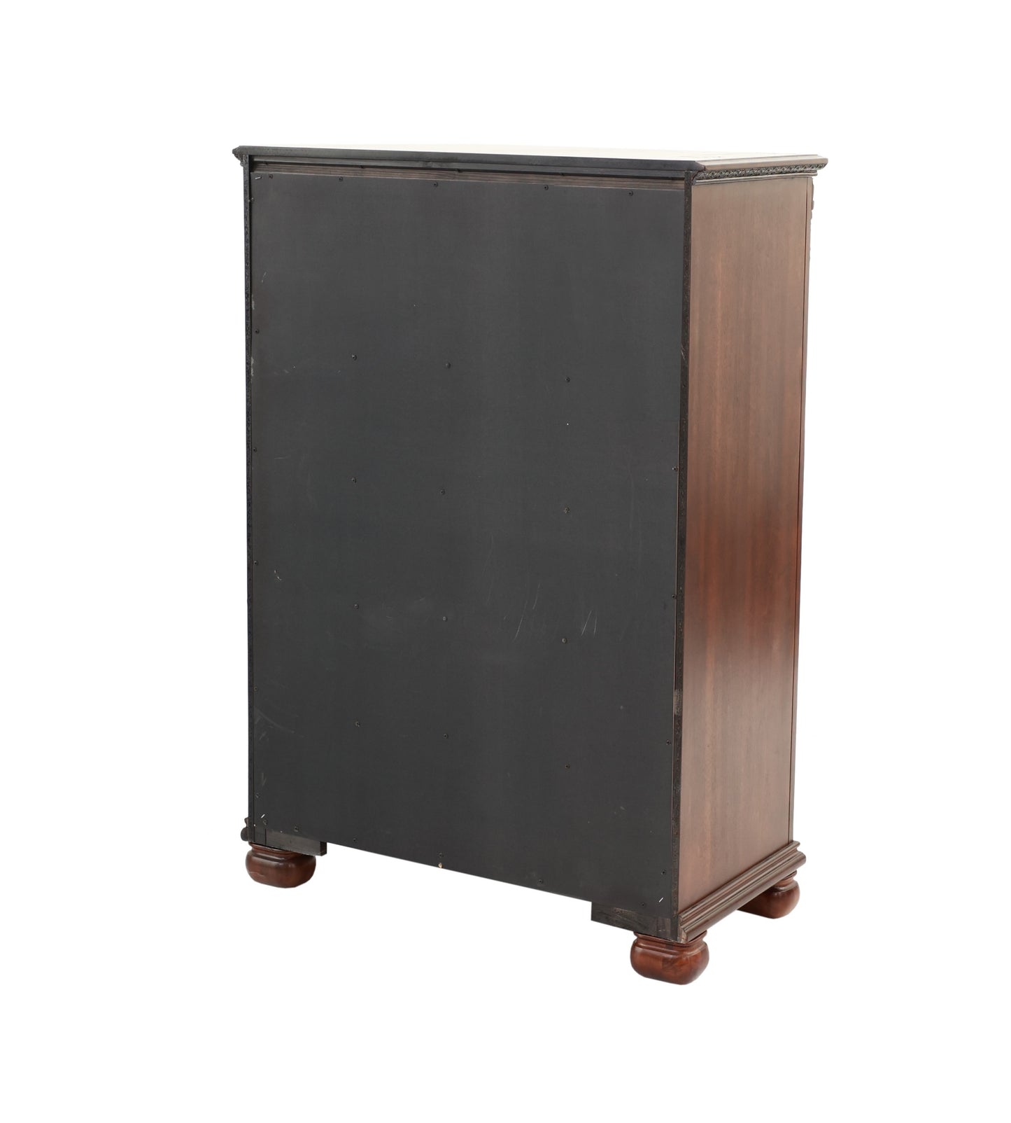 Dark Cherry 5-Drawer Chest - Bedroom Storage