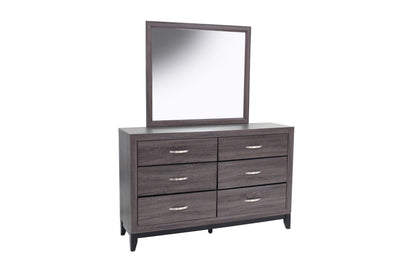 Rustic Gray Dresser - 1pc Bedroom Storage