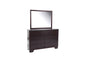 Modern Style 1pc Dresser Nine Drawers Brown Color Finish Bedroom Furniture