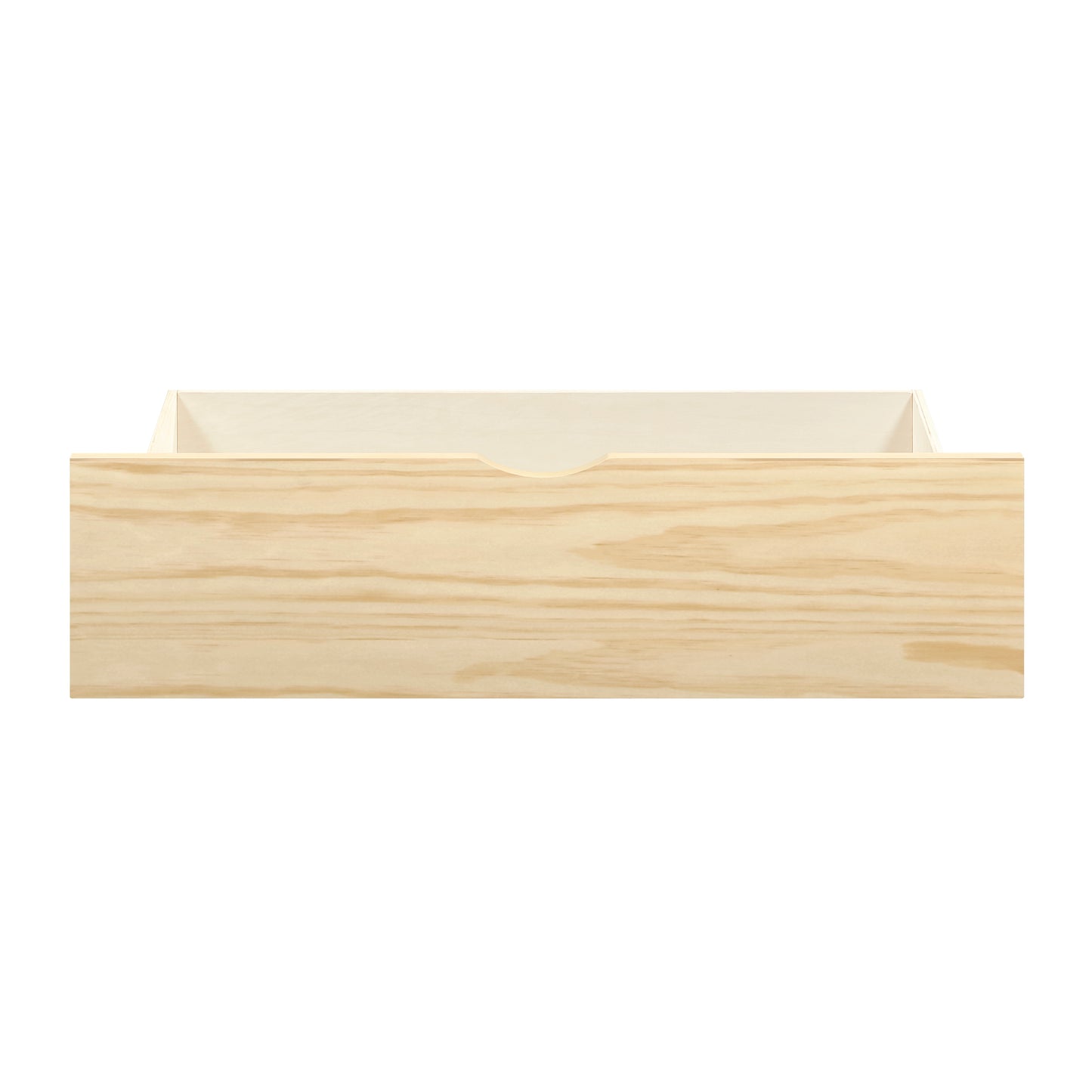 Pine Wood Storage Boxes with Caster Wheels for Bedroom Organization