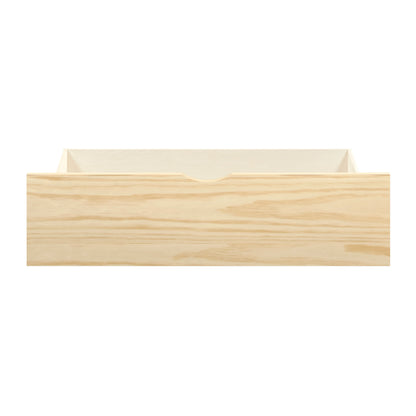 Pine Wood Storage Boxes with Caster Wheels for Bedroom Organization