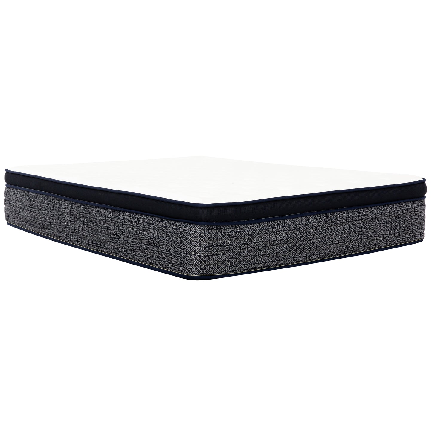 King Size Memory Foam Mattress - Black White