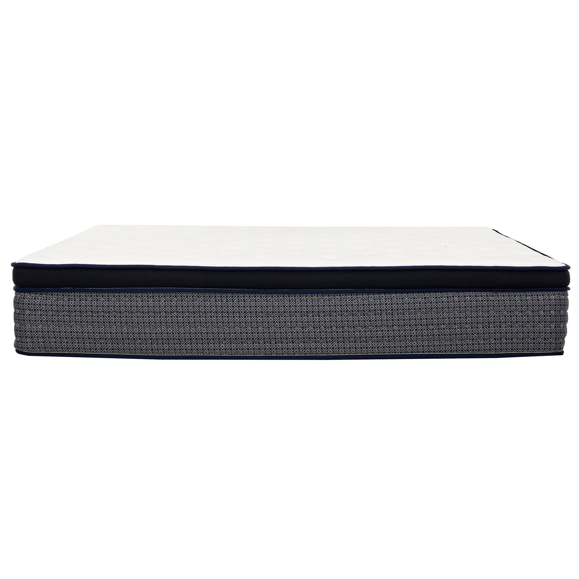 Queen Size Cooling Memory Foam Mattress - Black White for Bedroom