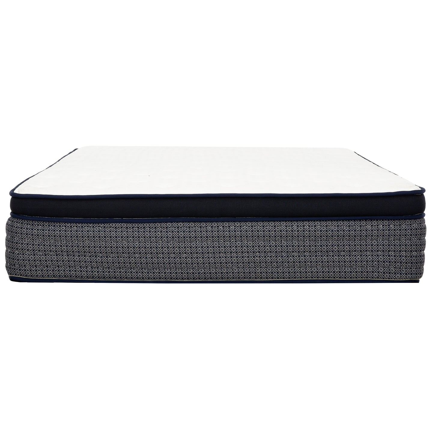 Queen Size Cooling Memory Foam Mattress - Black White for Bedroom