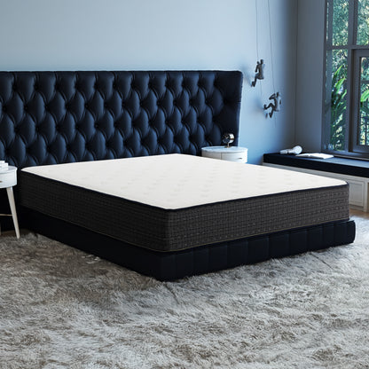 Queen Size Black White Memory Foam Mattress