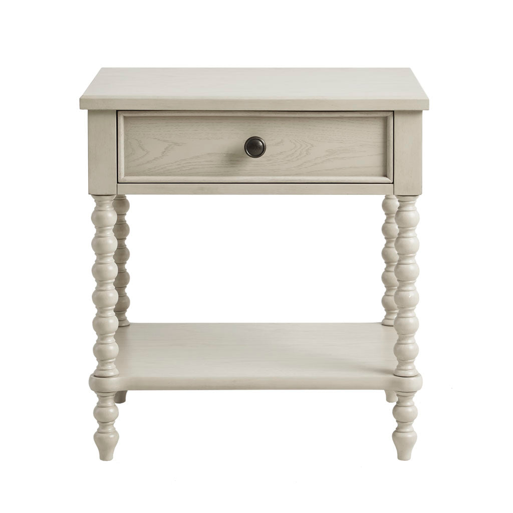 Natural Wood Nightstand - Classic Design
