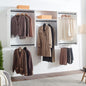 Devi White Wall Mounted Wood Closet System