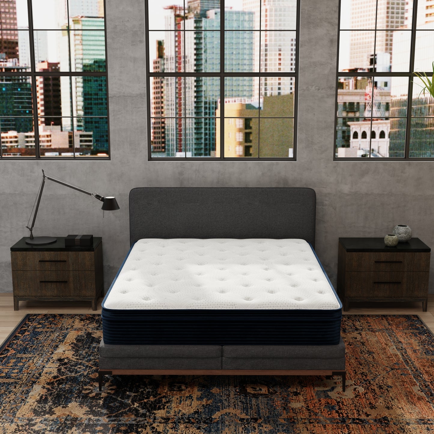 Queen Size Foam Spring Mattress - 13 Inch Plush
