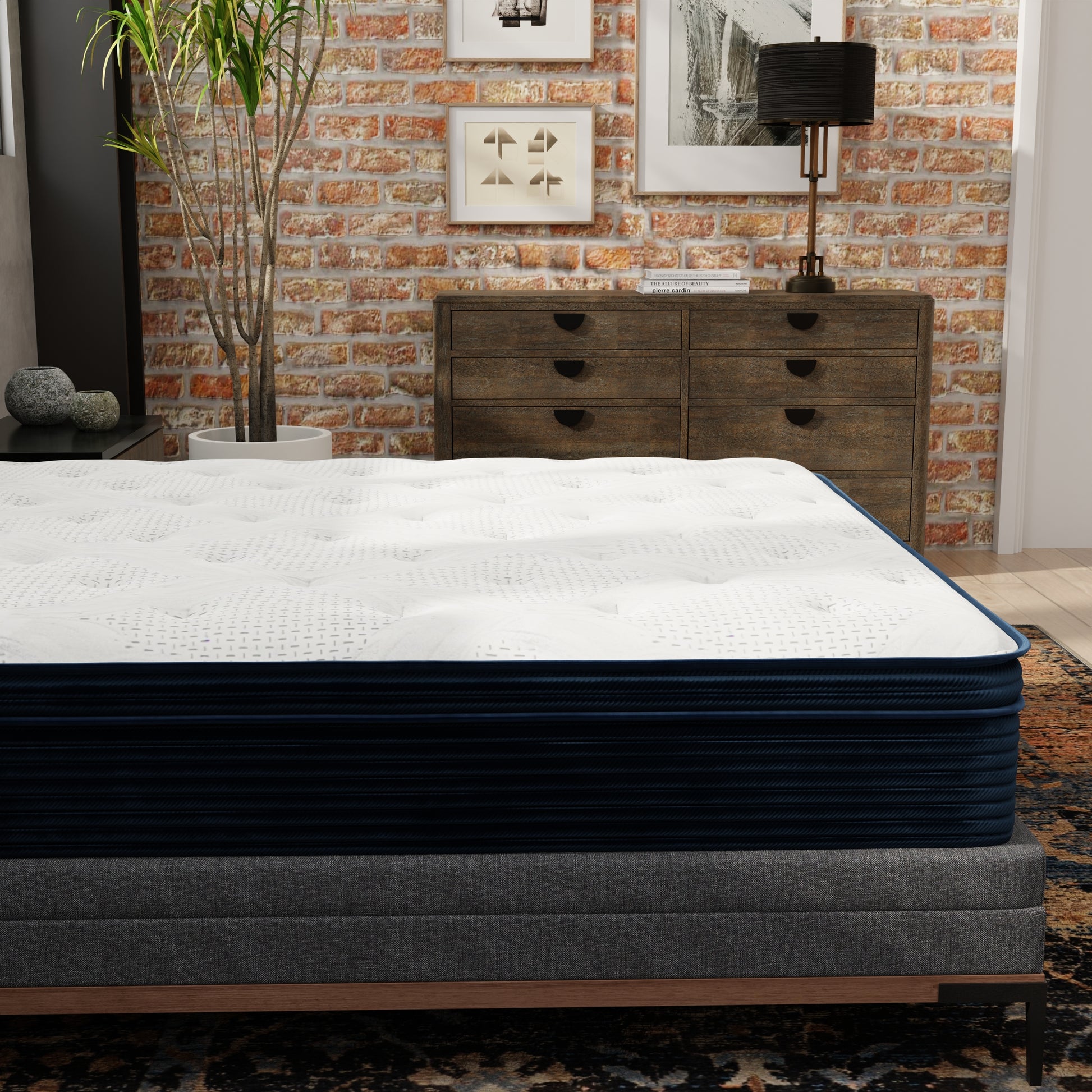 Queen Size Foam Spring Mattress - 13 Inch Plush