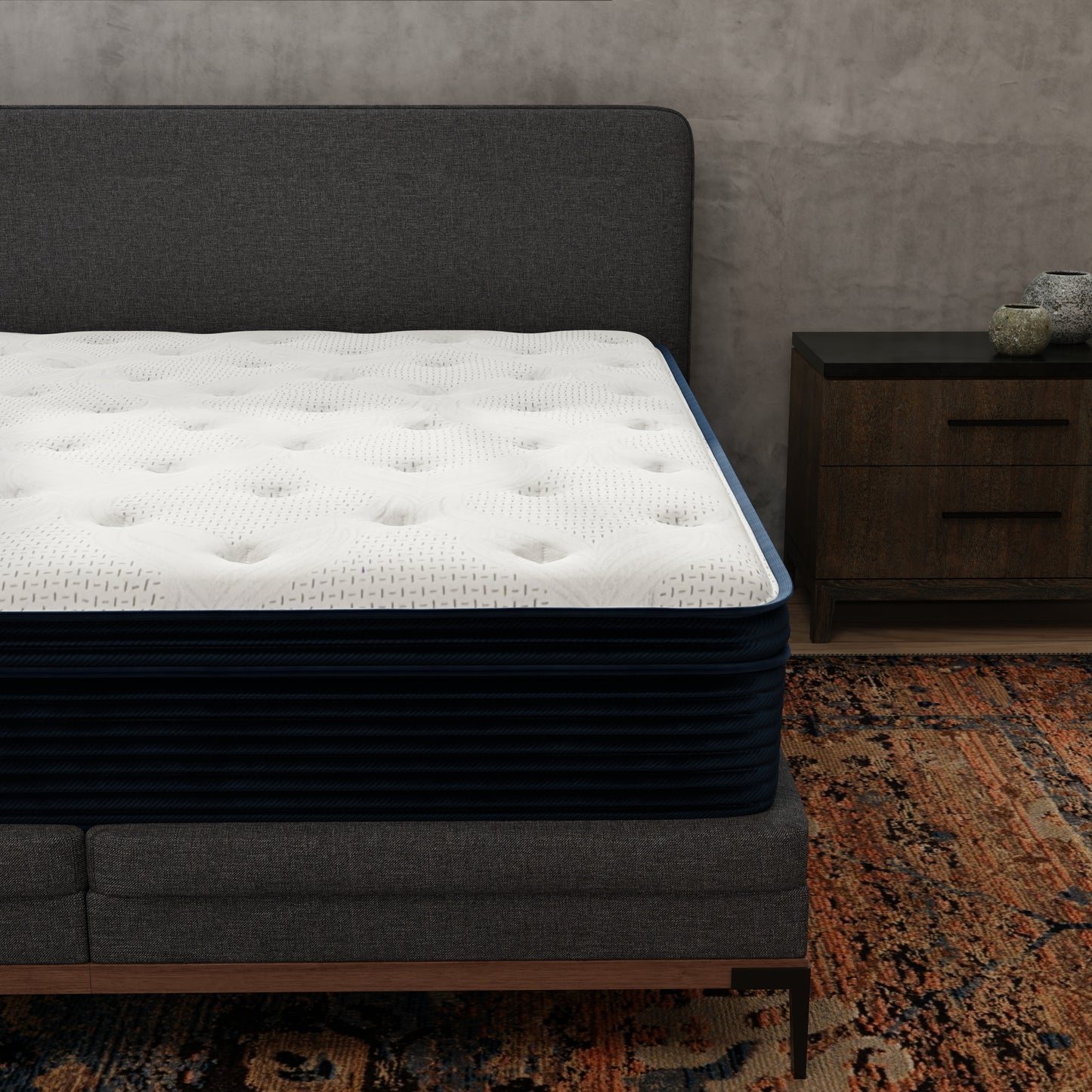 Queen Size Foam Spring Mattress - 13 Inch Plush