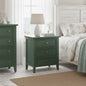 Luca 3-drawer Nightstand - Vintage Green