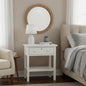 Finley 1-drawer Storage Nightstand - Antique White