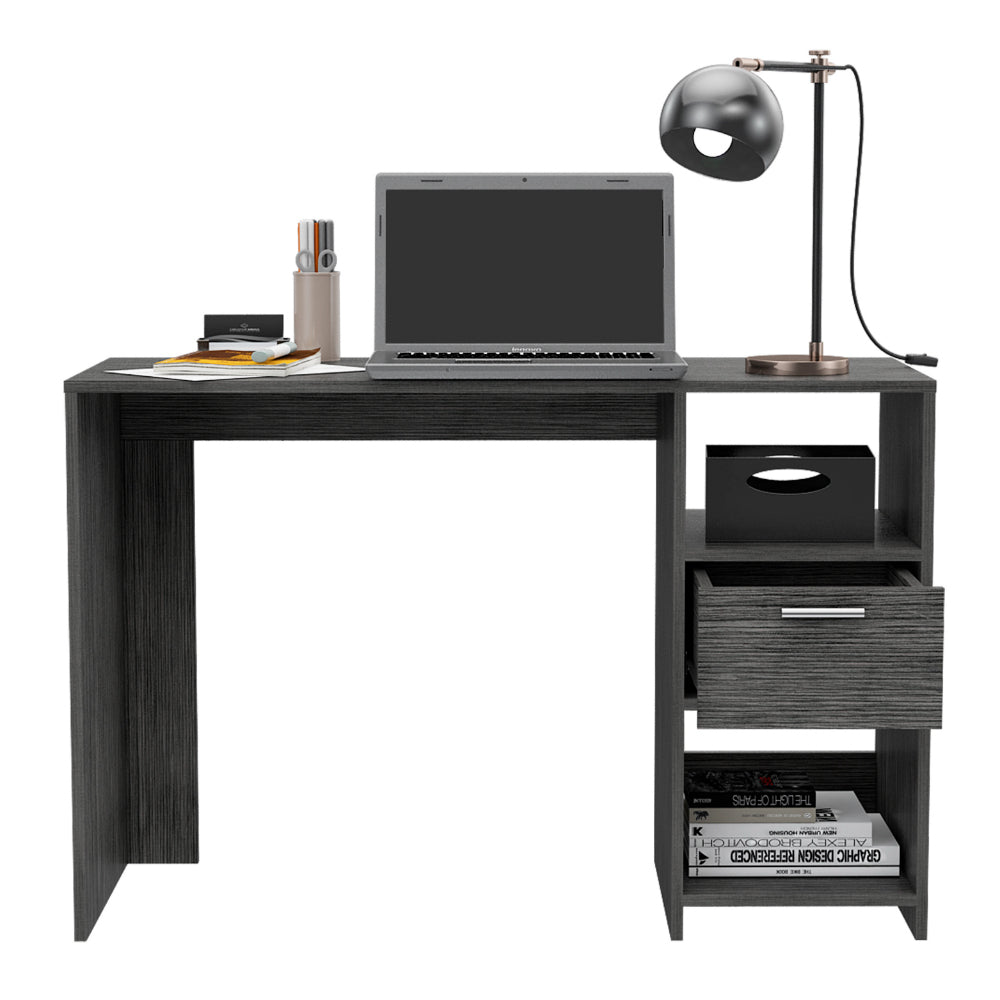 Oak Writing Desk with 1 Drawer - Home Office Storage