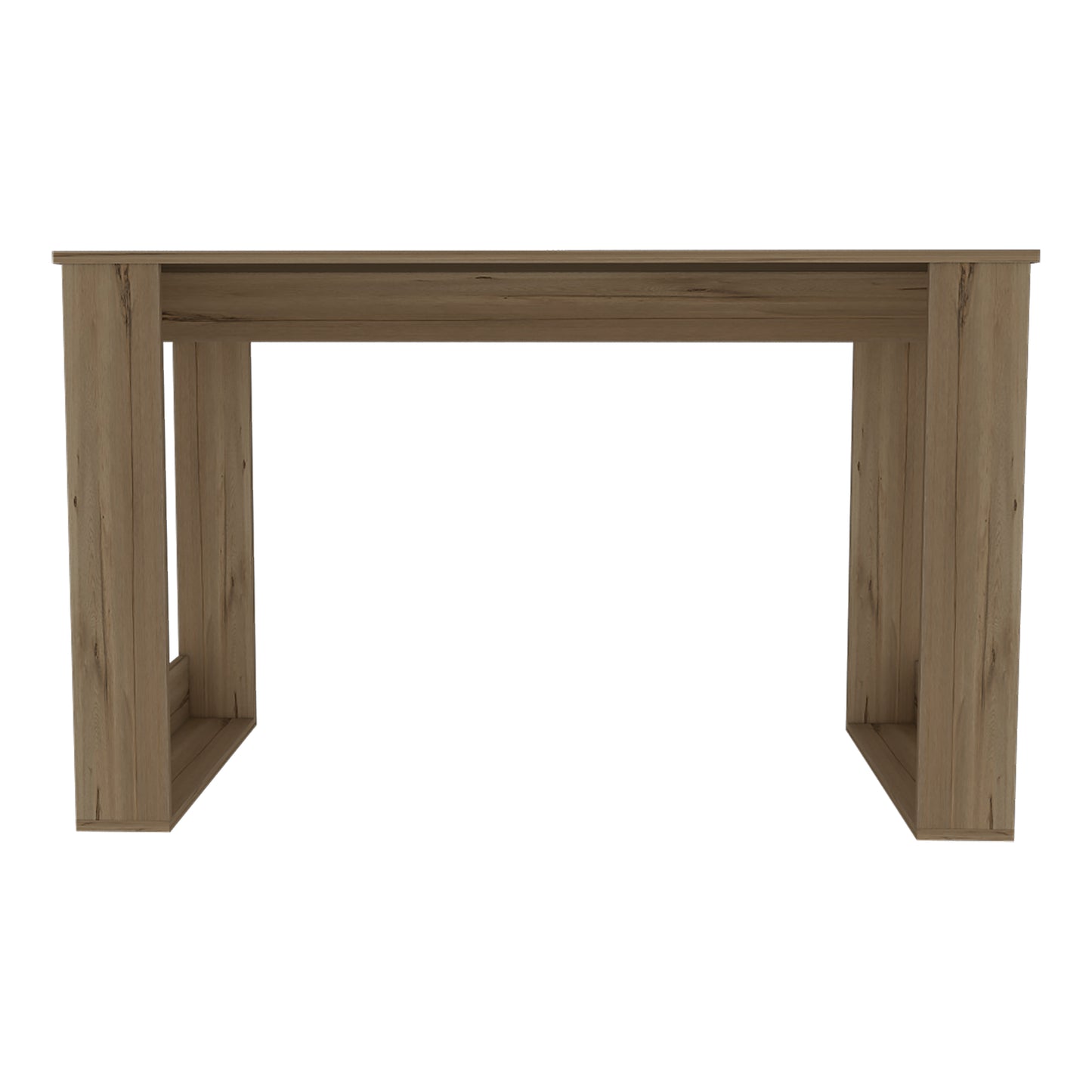 Light Oak Rectangle Computer Desk - 24.1" Legroom