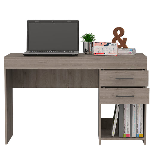 Light Gray 17.9" Computer Desk with Storage