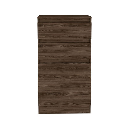 Brown 2-Drawer Dresser - 18" W x 23.3" D x 43.6" H