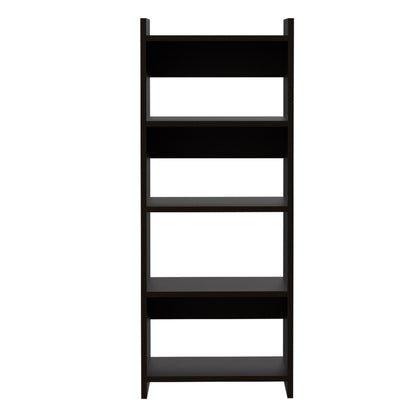 Wenge Computer Desk with 7 Shelves & 1 Drawer