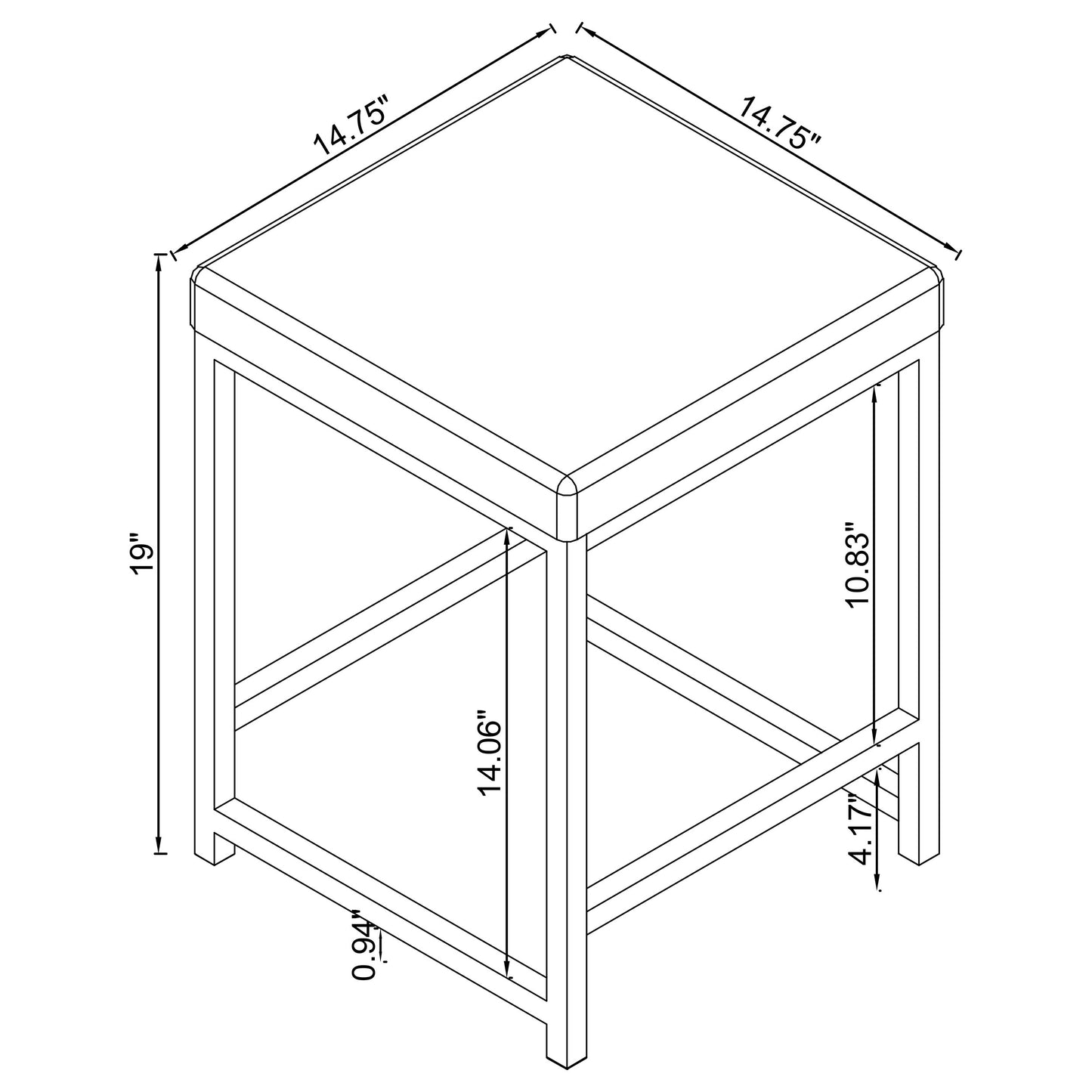 Light Gray Vanity Stool - Bedroom Accent Piece