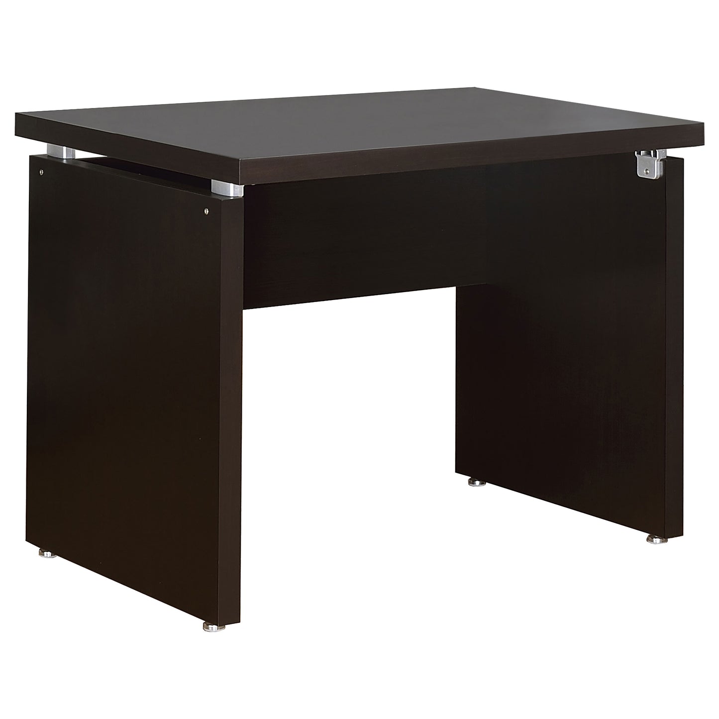 Cappuccino Extension Desk - Brown Wood Writing Desk