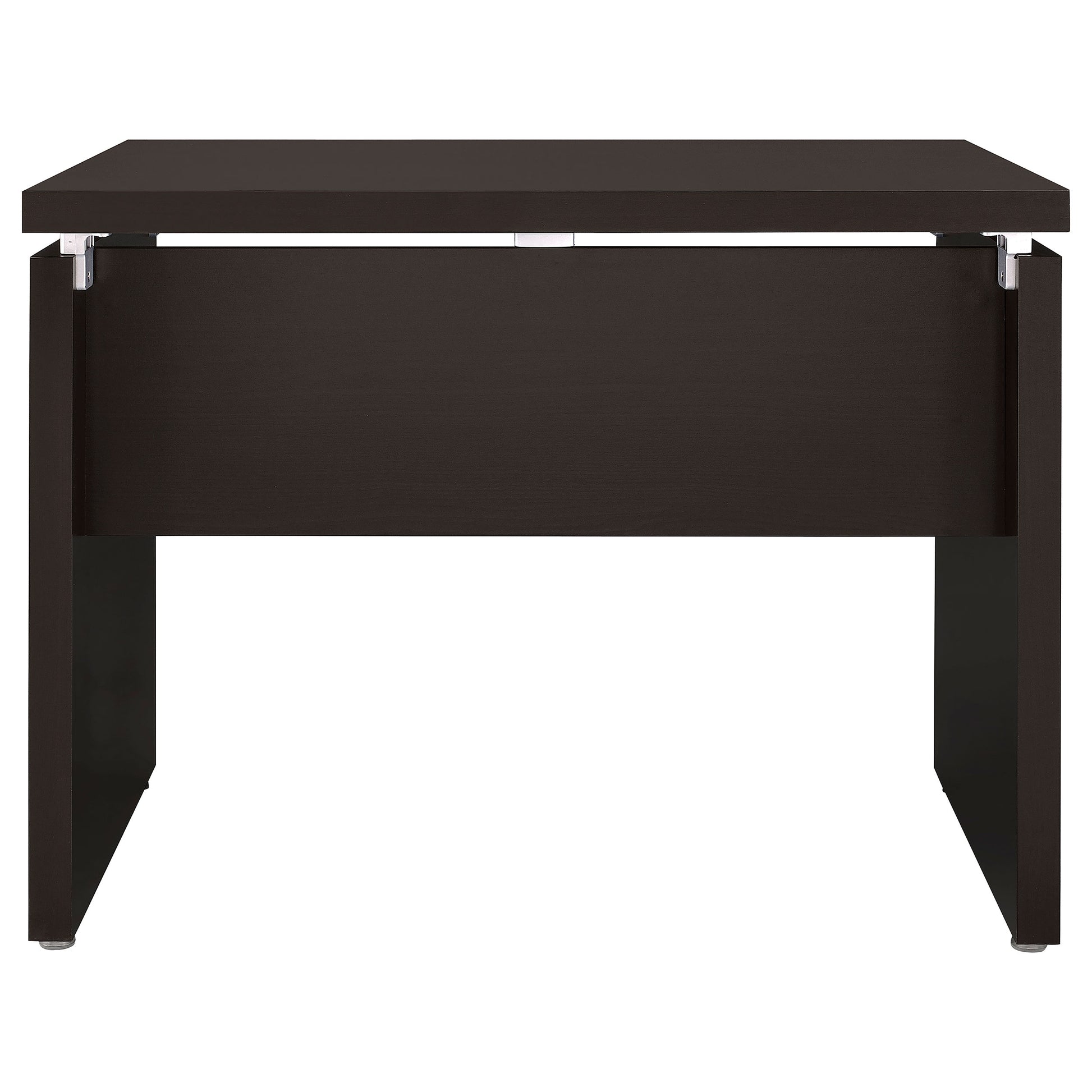 Cappuccino Extension Desk - Brown Wood Writing Desk