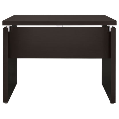 Cappuccino Extension Desk - Brown Wood Writing Desk