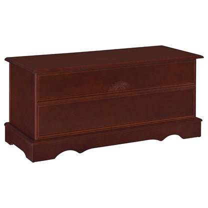 Cedar Wood Chest Bedroom Storage Brown 40" x 16"