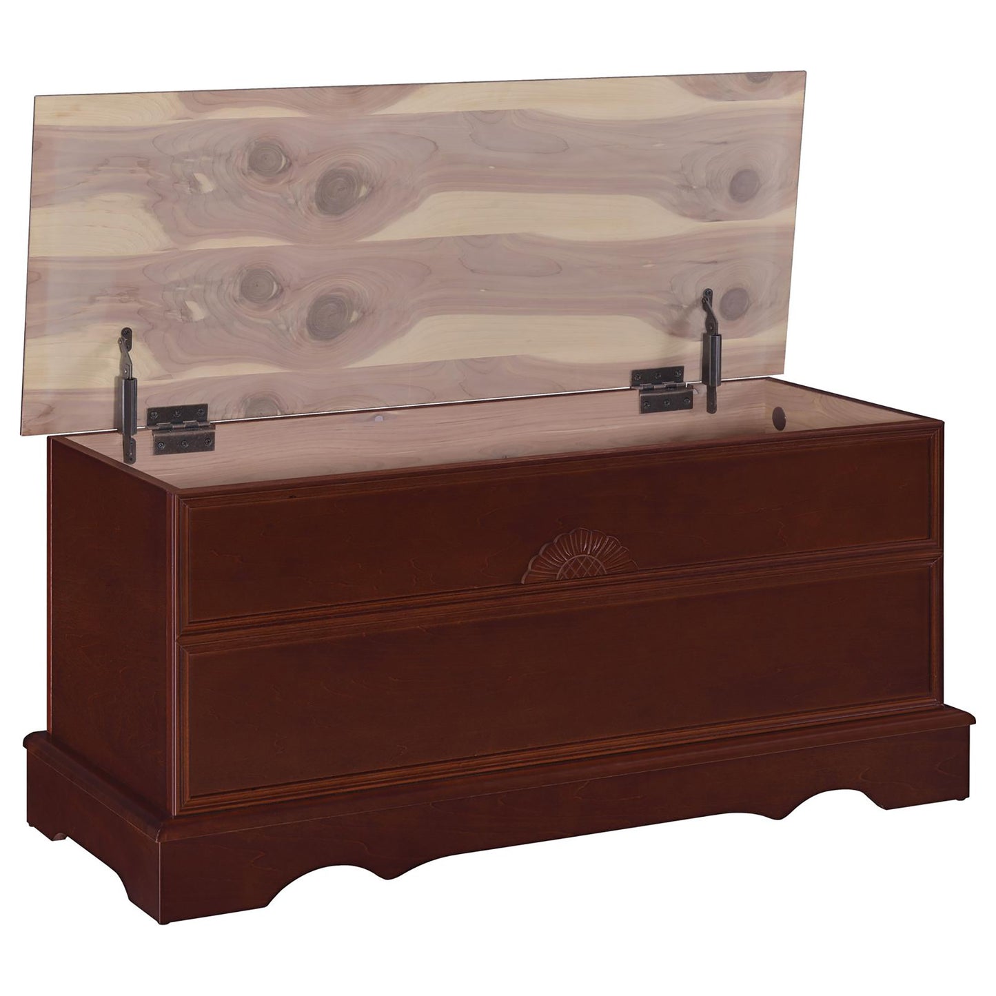 Cedar Wood Chest Bedroom Storage Brown 40" x 16"