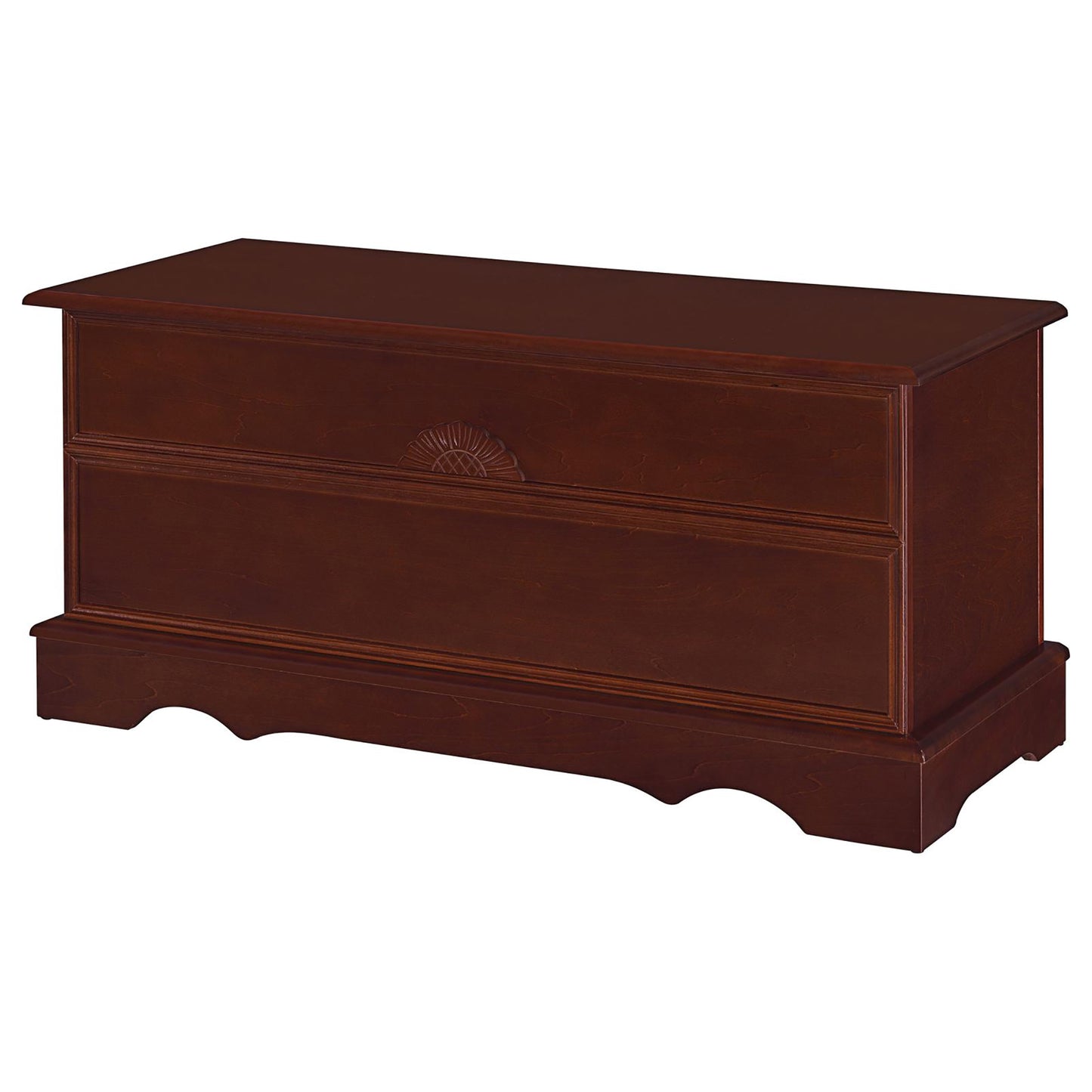 Cedar Wood Chest Bedroom Storage Brown 40" x 16"