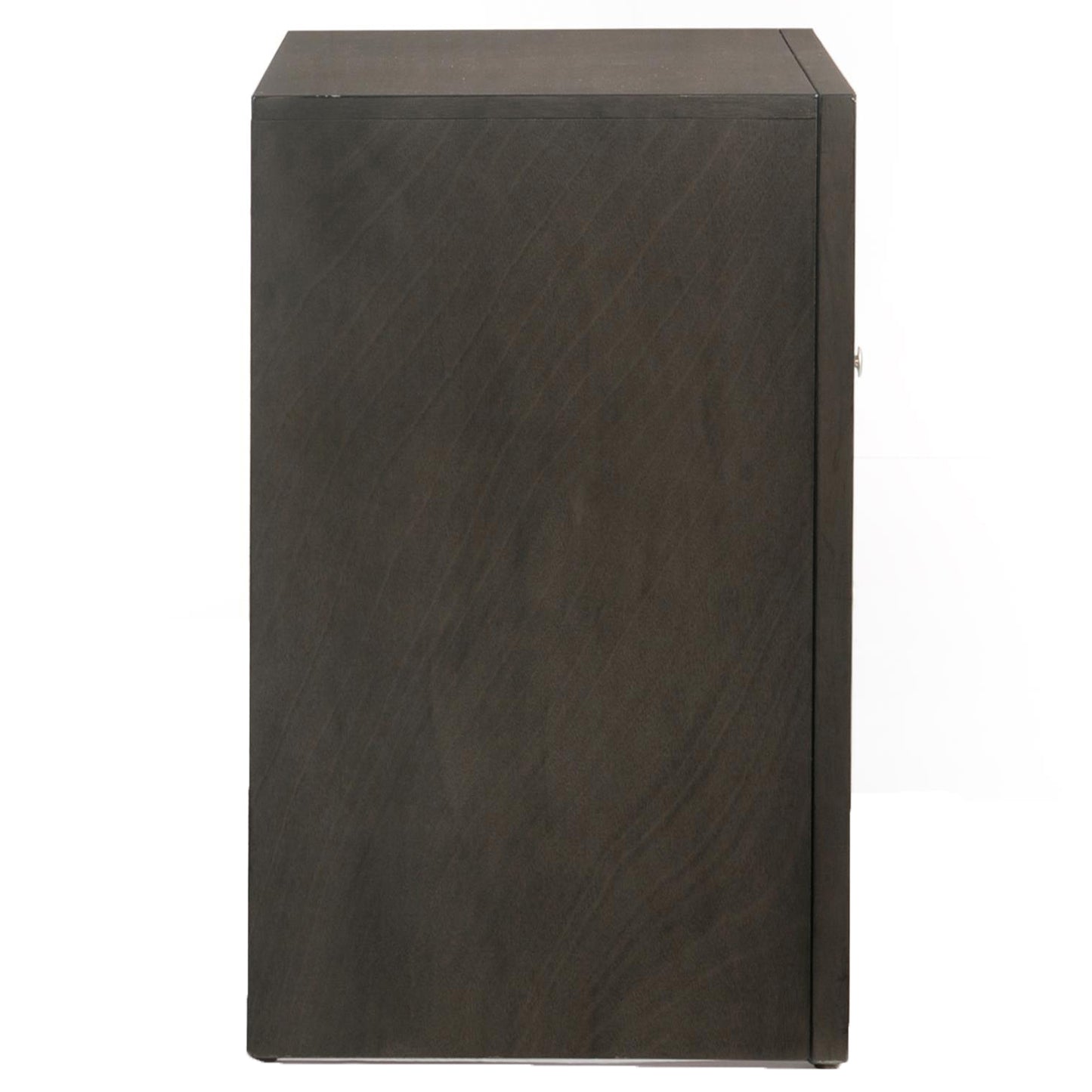 Oak Rectangle Nightstand with 2 Drawers for Bedroom